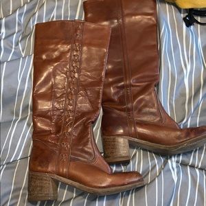 Vintage dexter leather cowboy boots